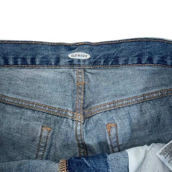 Old Navy Womens Distressed Denim High-Rise Cutoff Shorts Size 14 - Picture 2 of 11